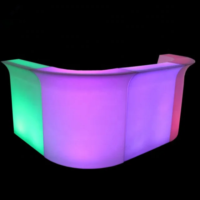 
Light up furniture led carved bar counter,club decor furniture table,plastic bar counter 