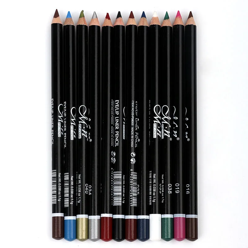 

MENOW 12 Colors/set Eye Make Up Eyeliner Pencil Waterproof Eyebrow Beauty Pen Eye Liner Lip sticks Cosmetics Eyes Makeup