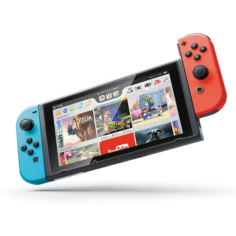 
0.33mm 2.5D 9H Hardness for Nintendo Switch Transparent Tempered Glass Screen Protector 
