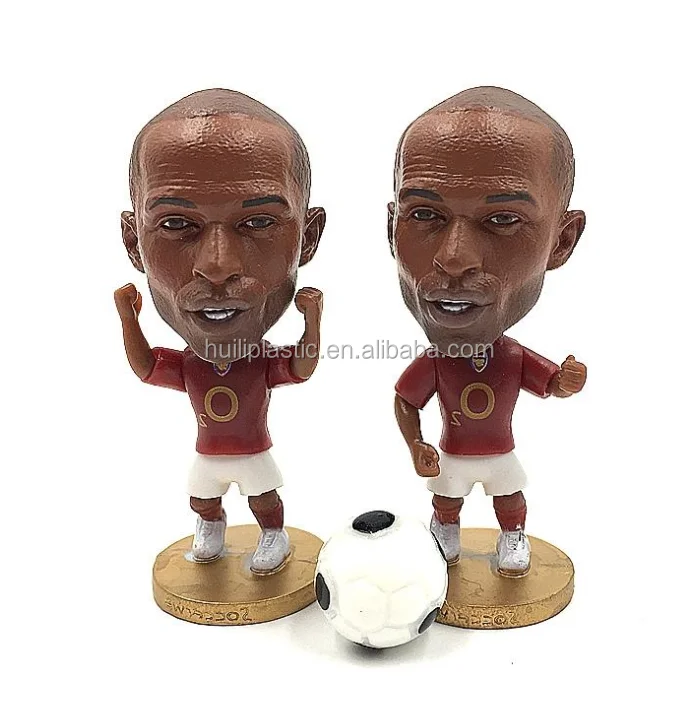 Custom Make Plastic Toys Footballers Figures With Famous Footballers Stars Miniature Figures