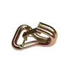 2inch 50MM 5T Galvanized Double J hook with latch