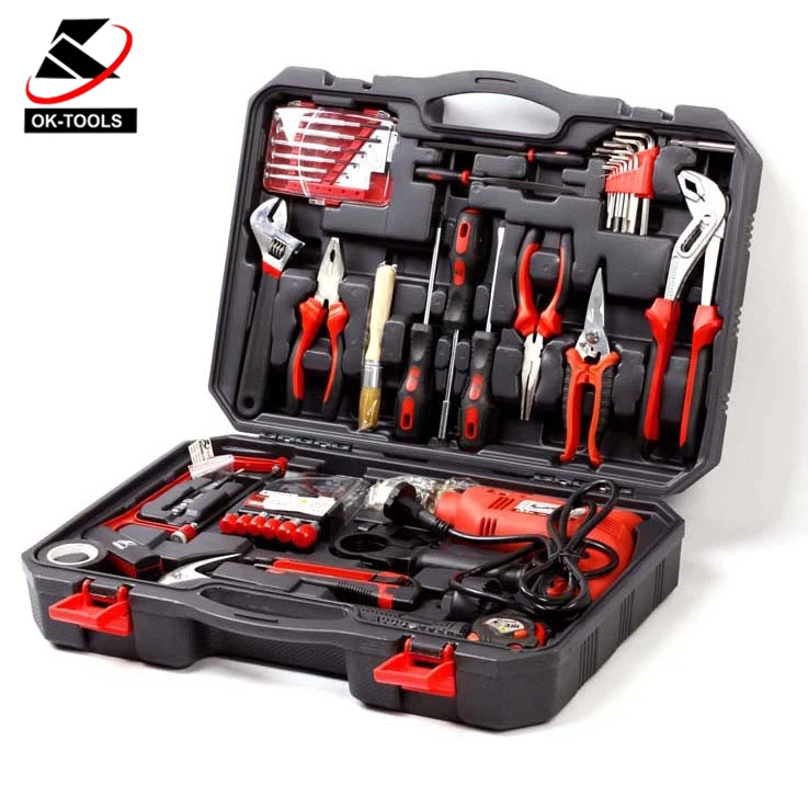 Professional Craftsman Germany Design 71pcs Hand Tool Set With Power Drill