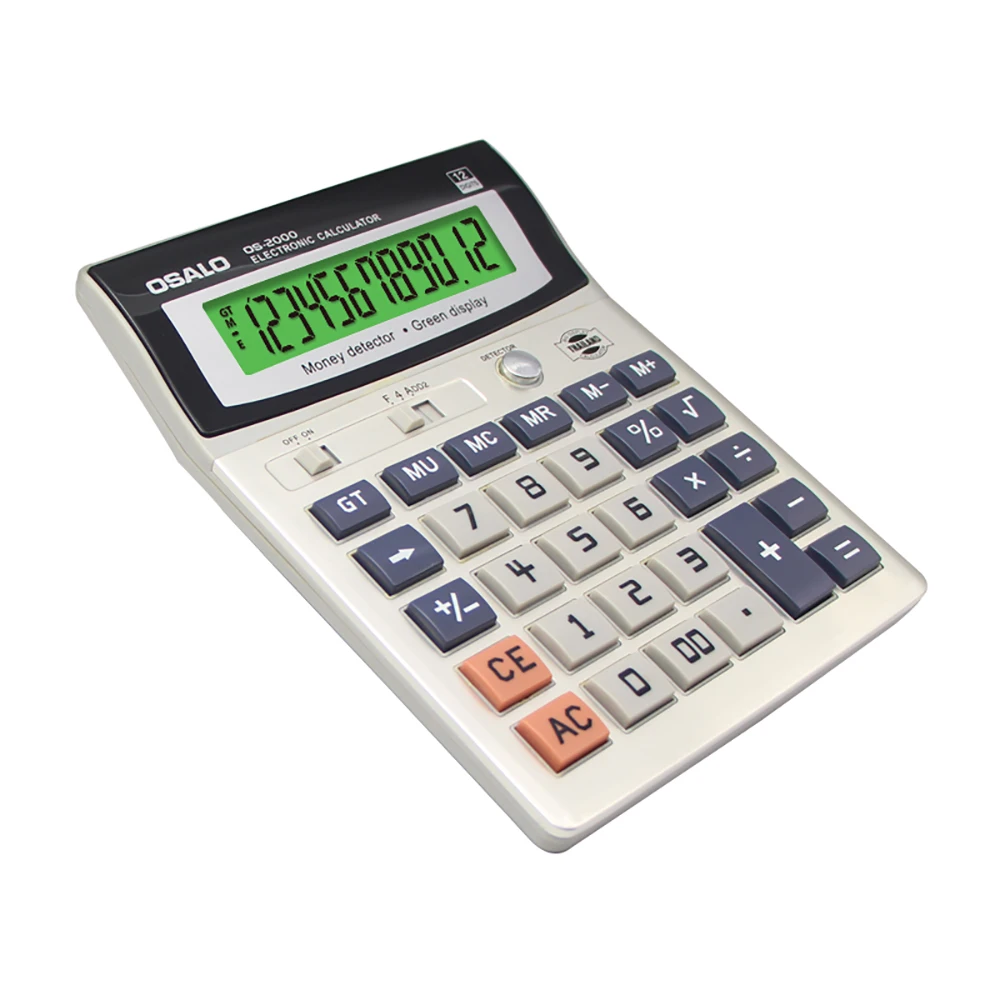 Large Screen Big Size Desktop Calculator Led Lighted Display Calculator