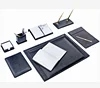 Top Quality Office leather desk organizer set for Business