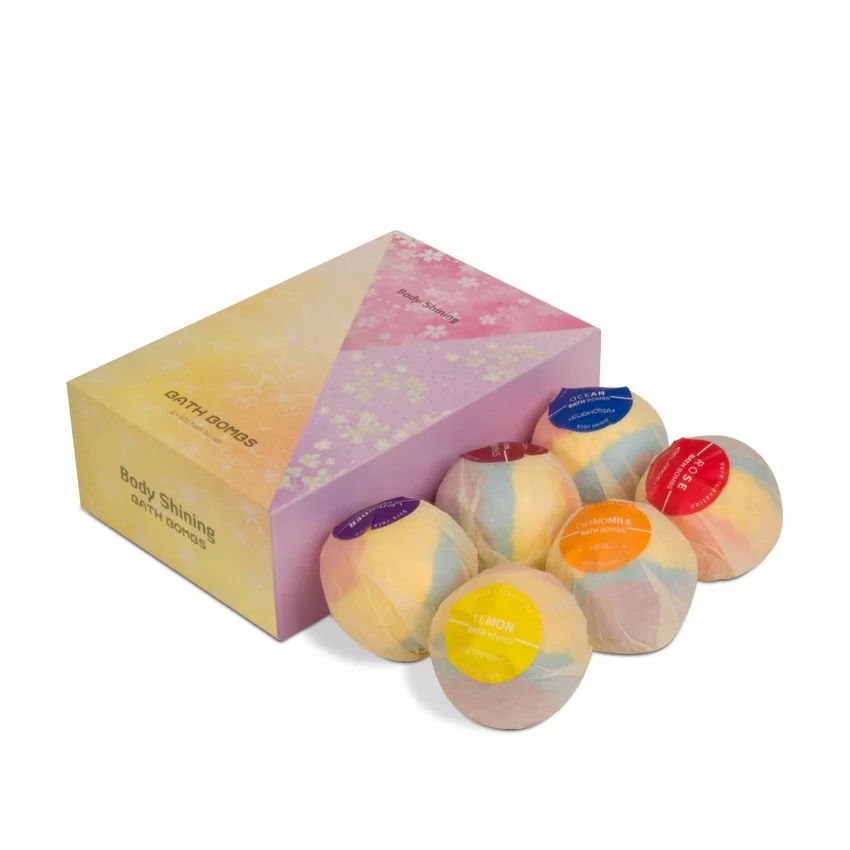 

Factory Price Therapy Bath Fizzy Bombs Gift Set Wholesale