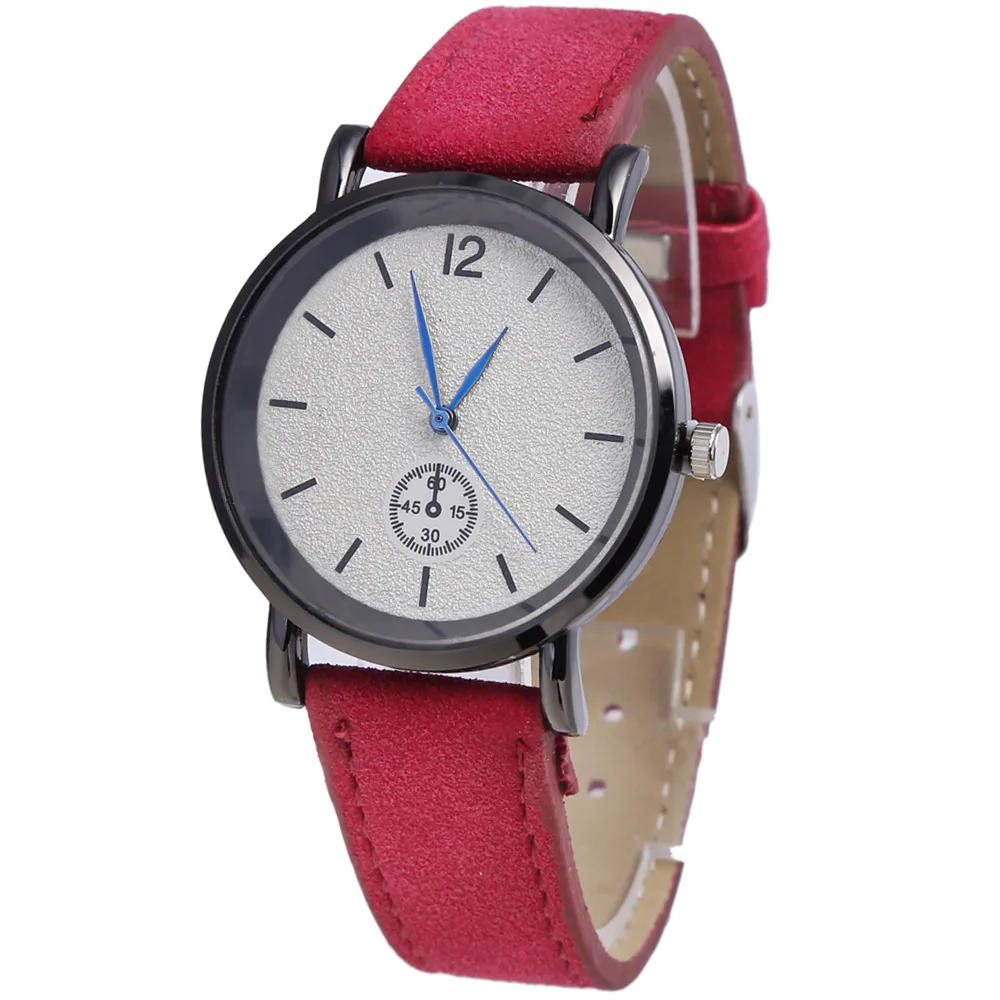 

Hot Sale Fashion Water Resistant Women Leather Quartz Watch, Red;pink;blue;black;coffee;green;silver