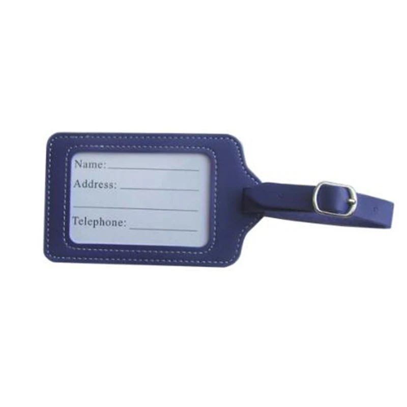 Wholesale Travel Baggage Bag Tag,Custom Pu Leather Luggage Tag - Buy ...