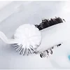Two Sided TPR and PP Soft bathroom cleaning toilet brush