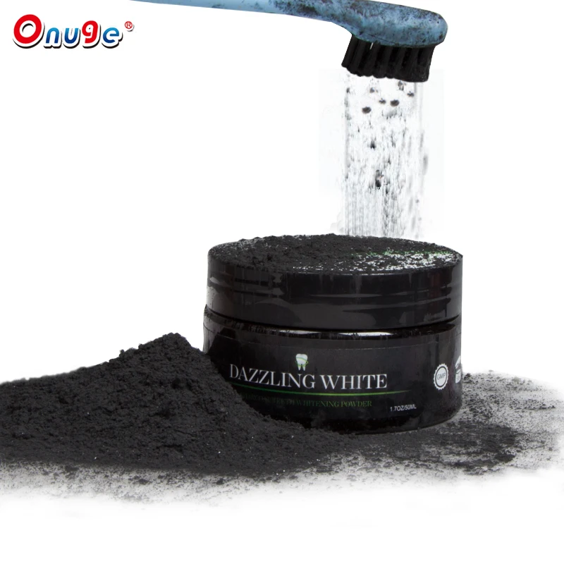 

Natural and safe dental coal teeth whitening charcoal tooth whiten whitening powder, Black