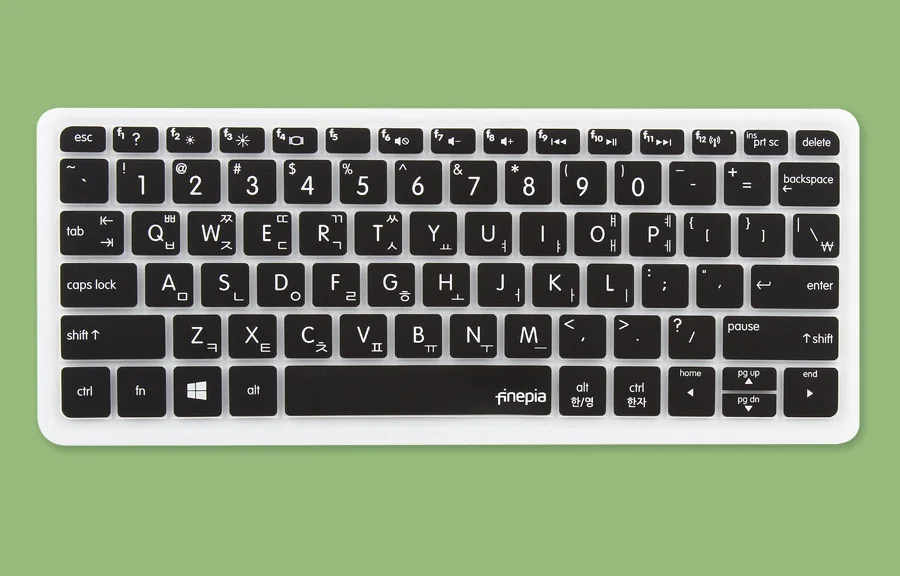 Letter Printed Silicone Laptop Keyboard Cover For Pavilion Touchsmart