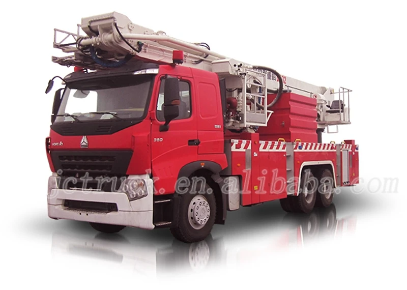 Sino Howo 6x4 Elevating Platform Fire Truck - Buy Fire Water Truck,Used