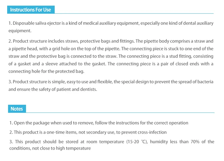 Disposable Permanent Surgical Teeth Saliva Sucker Tips - Buy Saliva