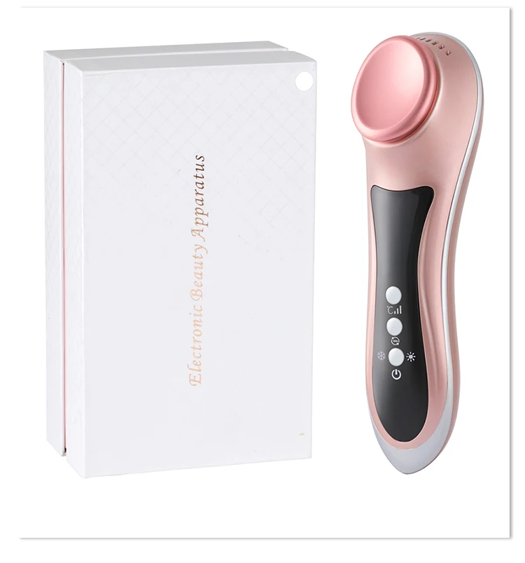 Cheapest home use hot and cold eye massager vibrating ultrasonic photon facial massager