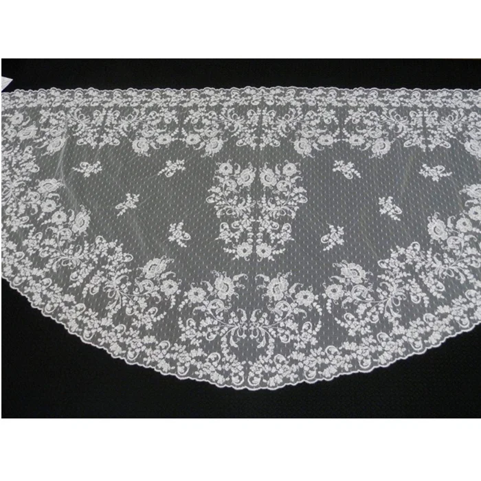 
Quality Authentic Spanish Lace Mantilla Veil Wedding Lace Veil 