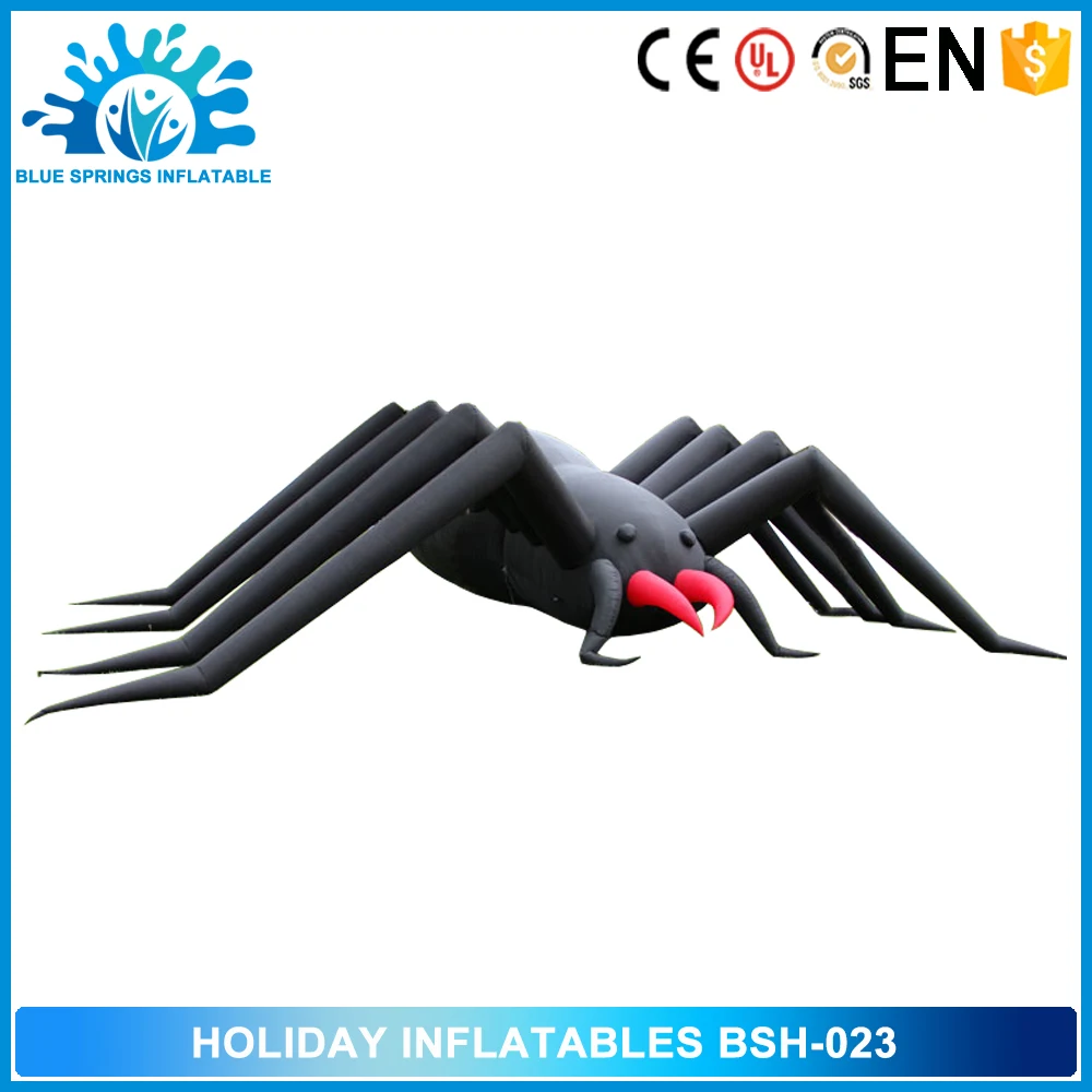 Blue Springs Halloween Cute Inflatable Spider Model for Halloween Decoration.jpg