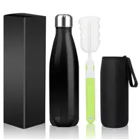 

500ml double wall Vacuum Insulated Leak Proof Cola Shape Water Bottle stainless steel water bottle