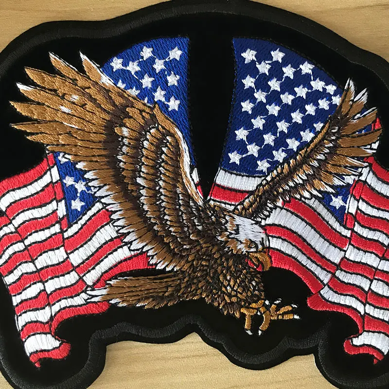 Customized Patch Personalized Design 3d Embroidery Iron Eagle With ...