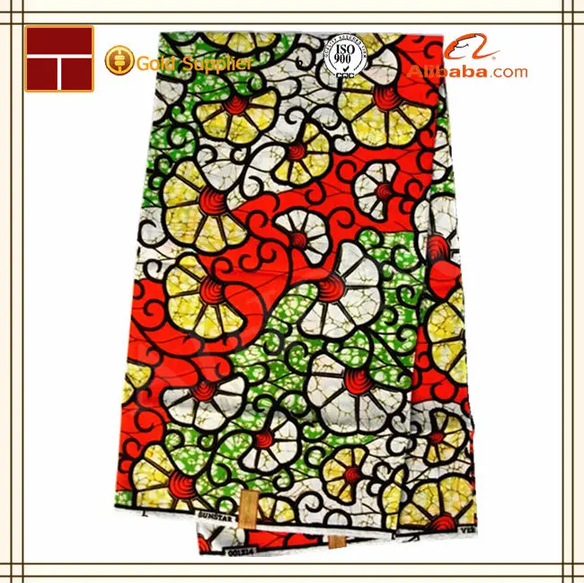 real wax printed fabric