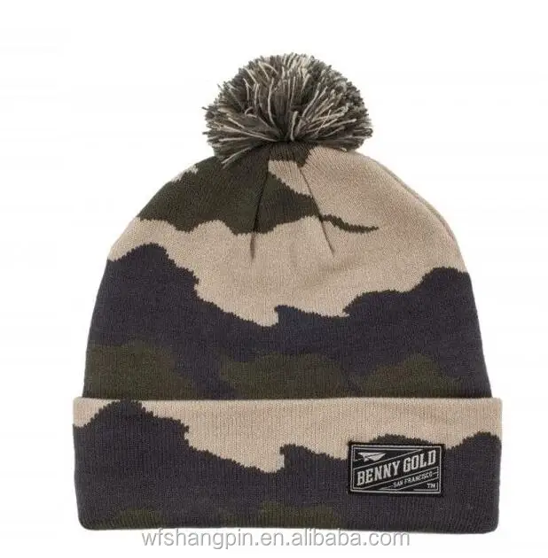 camo beanie hat