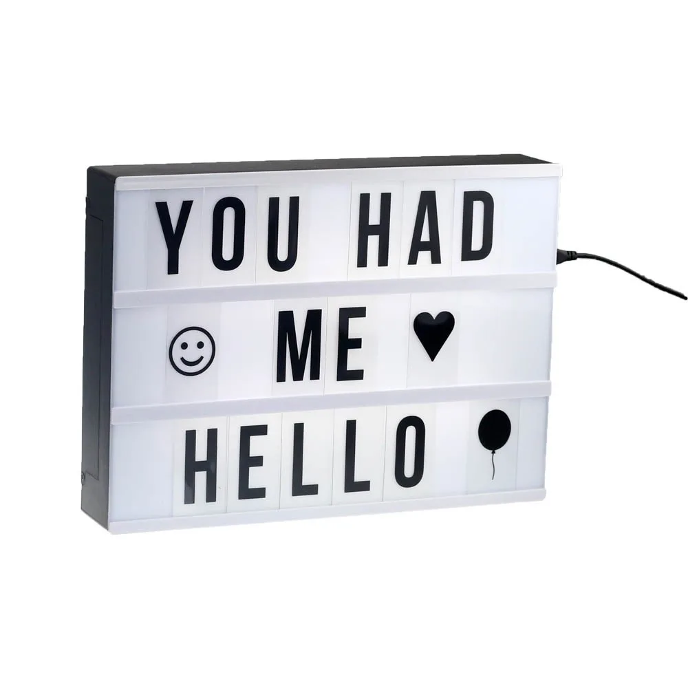  Lightbox of Letters Changeable