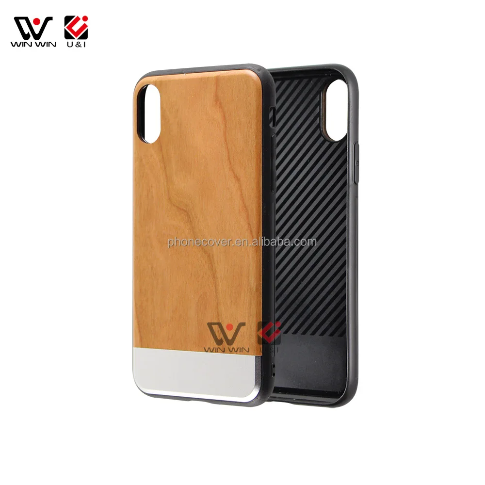 

Mobile Phone Cover for iPhone X Walnut Wooden Cell Phone Case