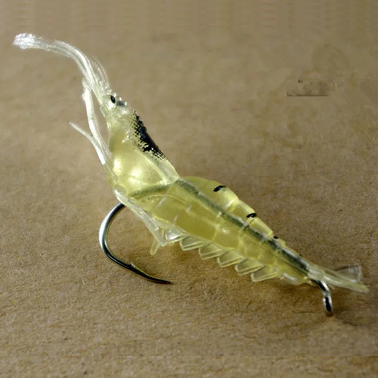 

4cm 1.3g Soft Small Mini Shrimp Bait Shrimp Soft Lures Wholesale, Choose