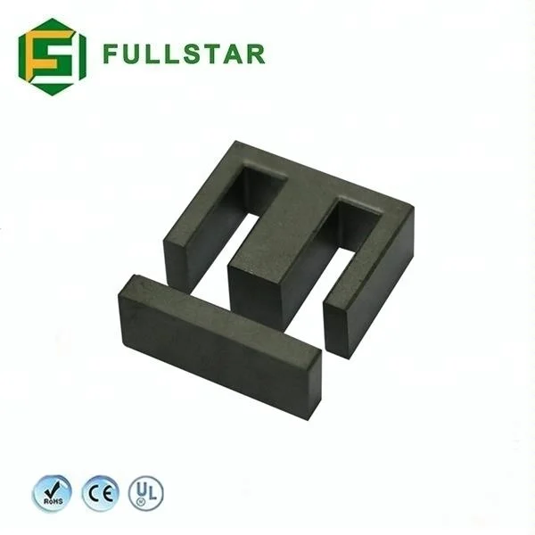 Ферритовый сердечник трансформатора к-кт е70 (т-165/175). 5/5 ферритовый сердечник с зазором. Магнитопровод это феррит. Ферритовая пластина 2000нм 20х120. Магнитопровод ei.