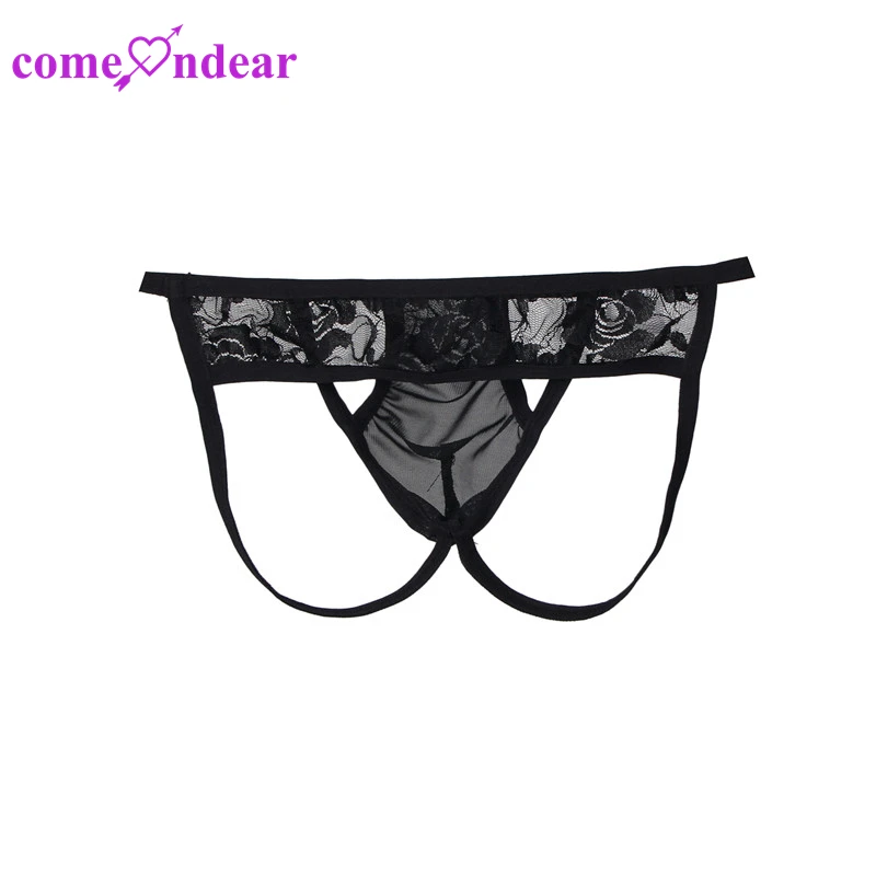 

Hot Sale Black Lace Transparent G-String Gay Underwear Male Sexy Panty