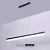 LED linear pendant light modern indoor hang light for office lighting fixtures