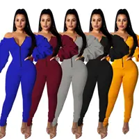 

CM277 Women Knitting Jumpsuits Plus Size Woman Jumpsuits Rompers