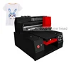 A3 A2 flatbed digital eco solvent t shirt garment inkjet printer for sales