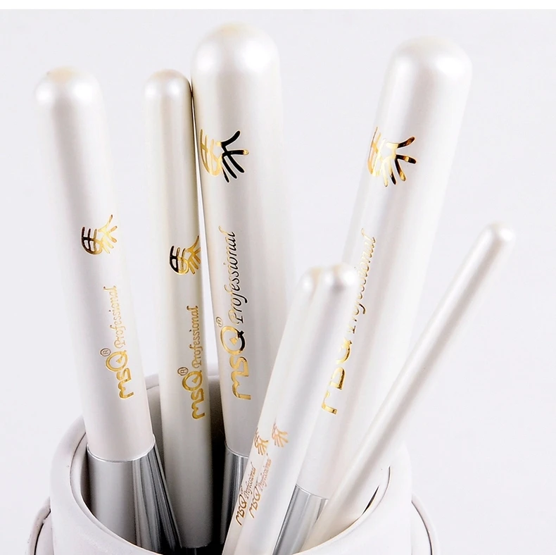 MSQ 8pcs perl white soft synthetic makeup brand cosmetic brush 3.jpg