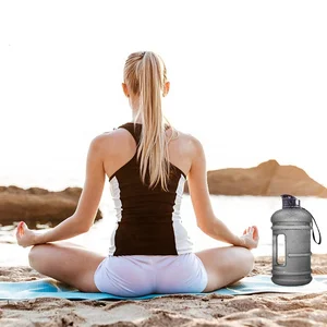 Image of 2.2L Super large water bottle Capacity Leak Proof BPA Free PETG Plastic Sports Jug sport bottle