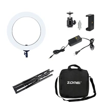 

Zomei LED 18" Ring Beauty Makeup Light With Mirror Dimmable SMD LED 5500K Light Kit