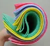 Custom super absorbent polyester viscose needle punch non-woven felt cleaning wipe cloth roll