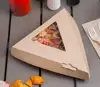 cheap triangle shape 14 inch corrugated pizza box wholesale