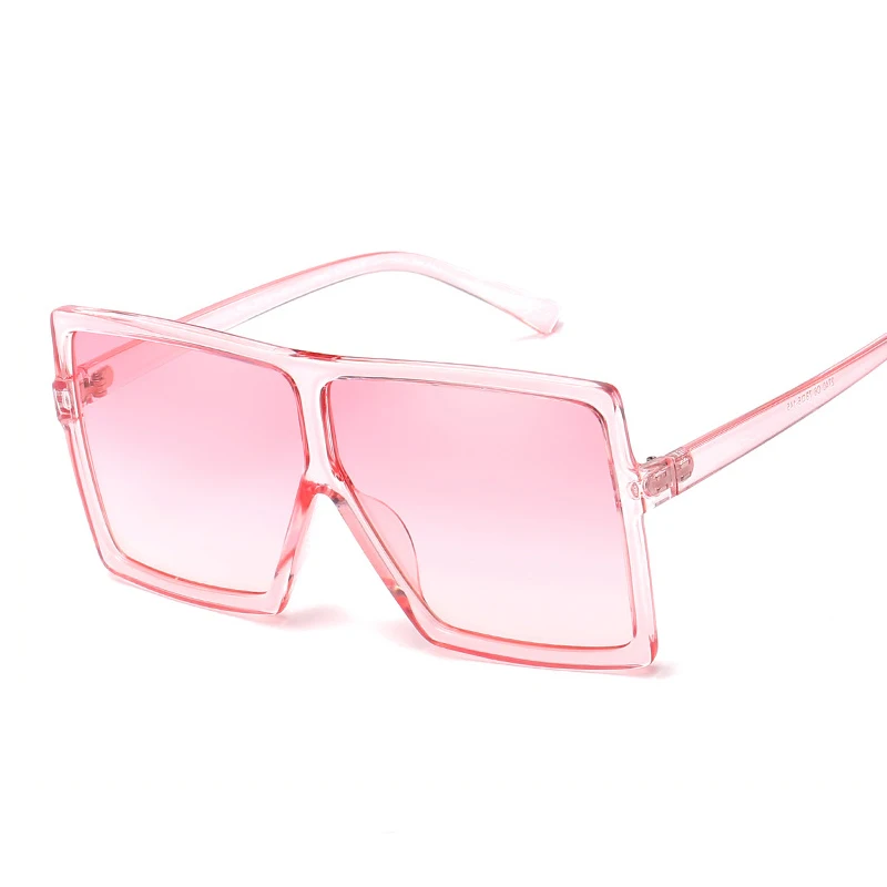 

GUVIVI Ladies sunglasses New Transparent Oversized sunglasses ocean color Gradient wholesale sunglasses