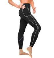 

Women Sauna Suit Weight Loss Slimming Neoprene Pants With Side Pocket Hot Thermo Fat Burning Sweat Leggings Body Shaper Workout
