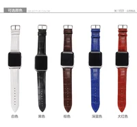 

Apple crocodile bamboo leather watch strap apple watch leather band luxury for apple watch band series1/2/3/4/5