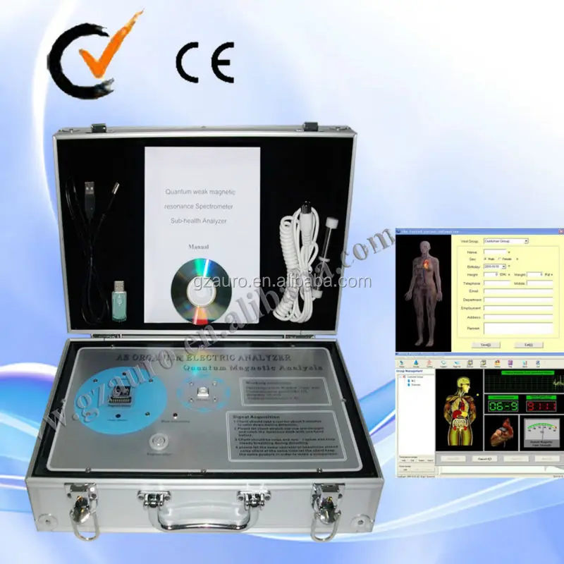 

AU-928 Professional 5th Generation Quantum Resonance Magnetic Body Analyzer 2017 Big Size, White