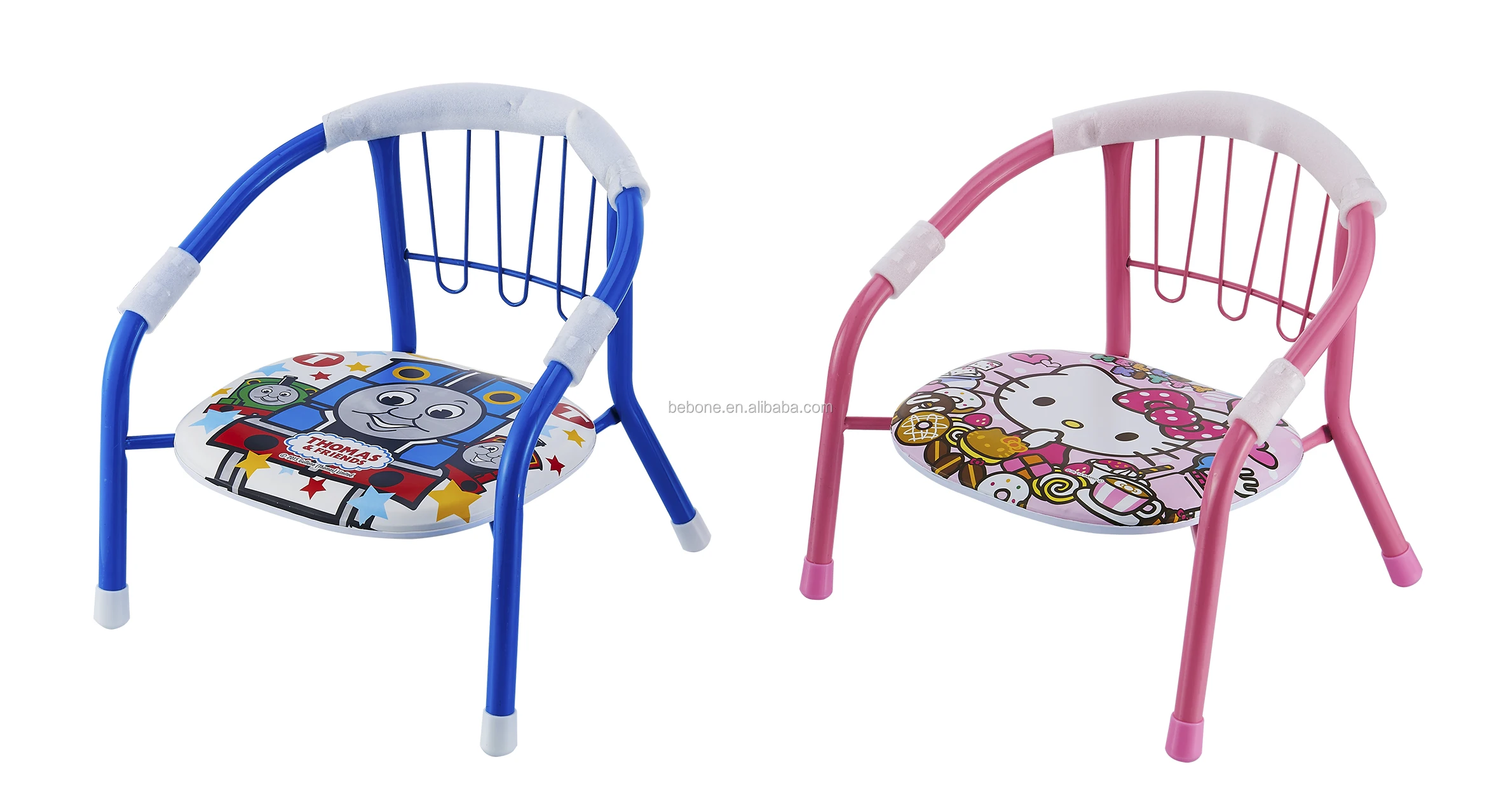 Manufacturer factory cartoon picture design baby chair for kids sitting living room use
