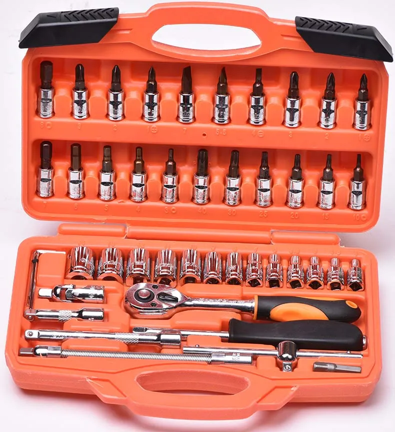 Asaki 46pcs Socket Set Wrench 1/4 Inch Socket Tools Set Buy Socket