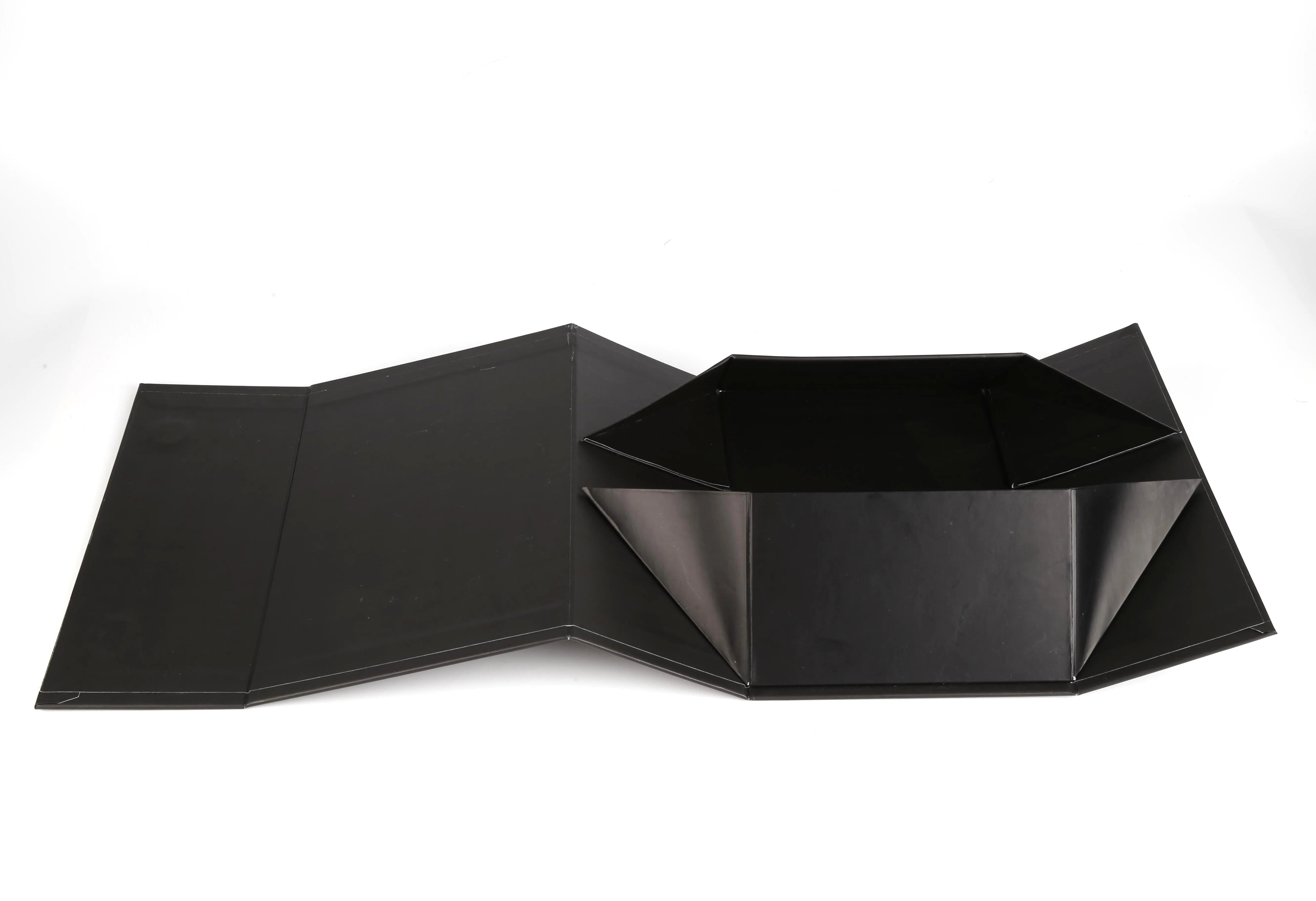 Custom Deep Paper Cardboard Flip Open Folding Flat Pack Gift