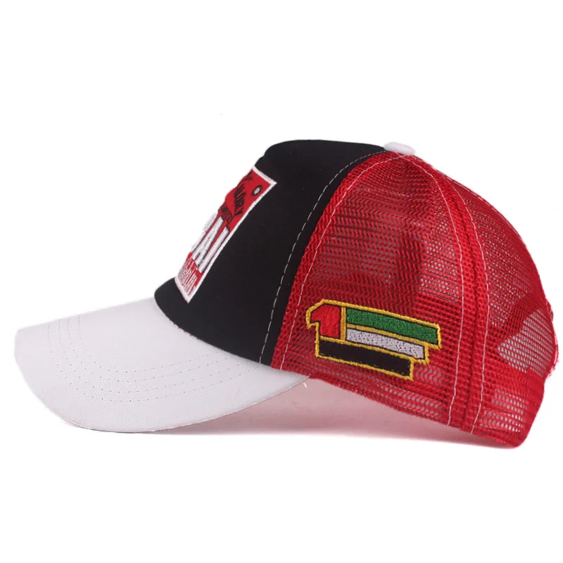 3 Tone Cotton Twill Mesh Adjustable Trucker Mesh Baseball Cap Unisex