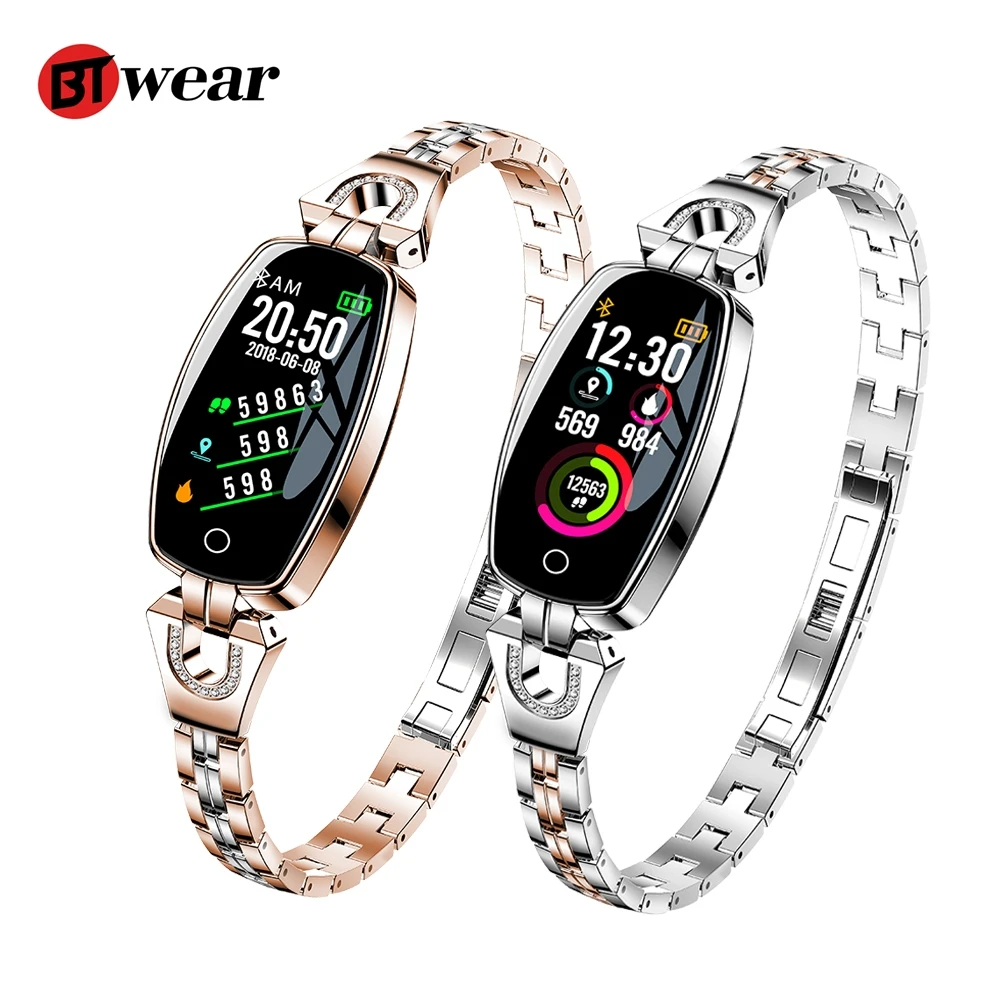 BTwear H8 Smart Watch Women 2019 Waterproof Heart Rate Monitoring Bluetooth For Android IOS Fitness Bracelet Smartwatch