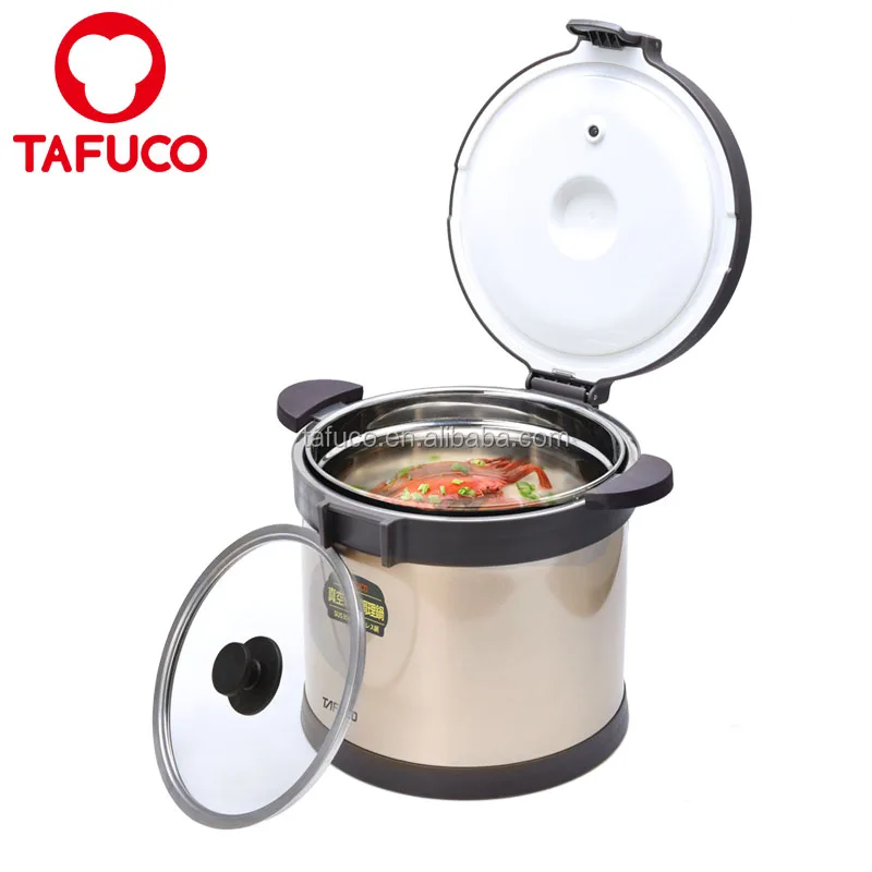 
Stainless Steel Vacuum Insulated Thermal Cooker Pot 