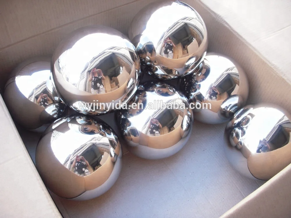 Stainless Steel Large Mirror Ball For Garden Decoration Buy Stainless