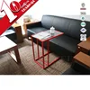 home fitment cold rolled steel sofa side table with metal legs