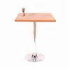 Durable Easy Installment Metal Iron Plating Coffee Table in Natural Color