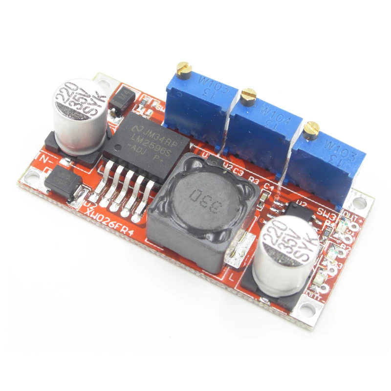 LM2596 DC-DC 5-35V Step Down CC CV Power Supply Module LED Driver Battery Charger Adjustable LM2596S Constant Current Voltage